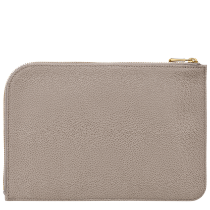 Le Foulonné Pouch Turtledove - Leather