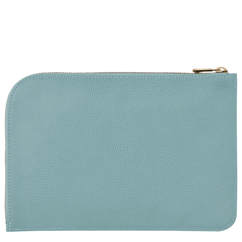 Le Foulonné Pouch Eucalyptus - Leather