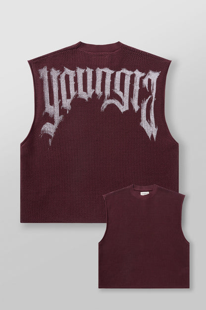 3012 - Drop Shoulder Knit Cut-Off