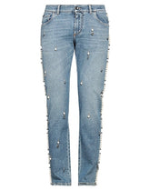 DOLCE&GABBANA DENIM TROUSERS