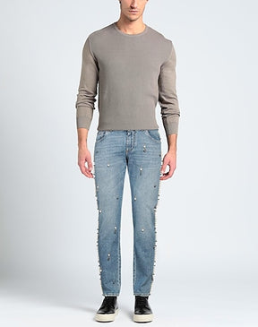 DOLCE&GABBANA DENIM TROUSERS