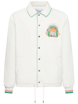 Casablanca Triomphe d'Orange tech puffer jacket