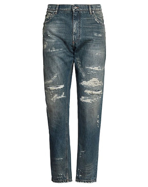 DOLCE&GABBANA DENIM TROUSERS