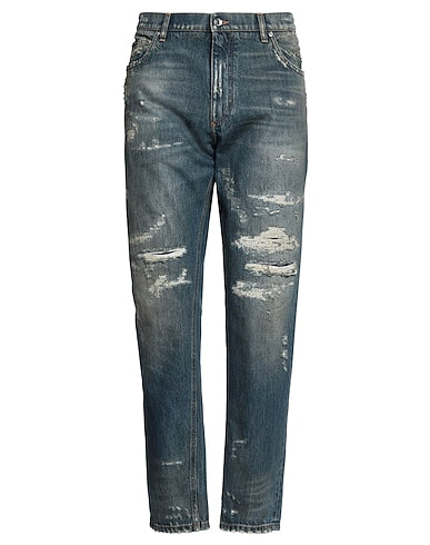 DOLCE&GABBANA DENIM TROUSERS