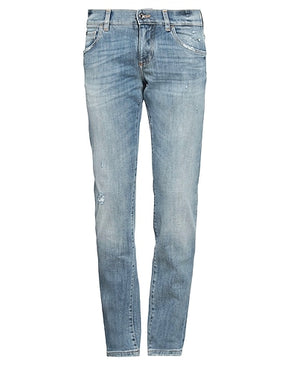 DOLCE&GABBANA DENIM TROUSERS