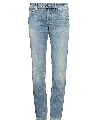 DOLCE&GABBANA DENIM TROUSERS