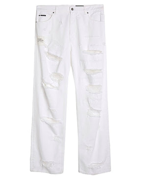 DOLCE&GABBANA DENIM TROUSERS
