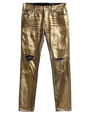 DOLCE&GABBANA DENIM TROUSERS