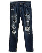 DOLCE&GABBANA DENIM TROUSERS