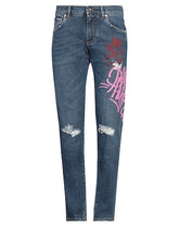 DOLCE&GABBANA DENIM TROUSERS