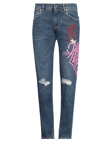 DOLCE&GABBANA DENIM TROUSERS