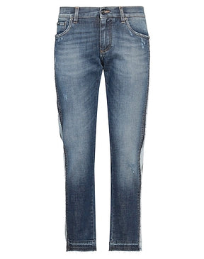 DOLCE&GABBANA DENIM TROUSERS