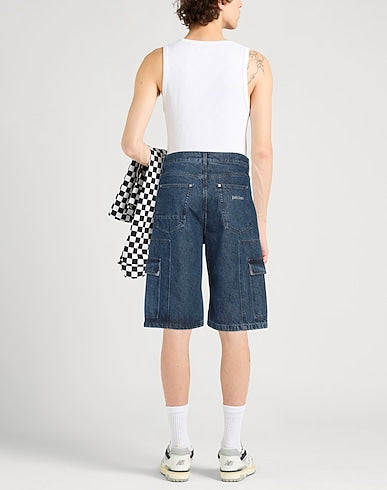 PALM ANGELS DENIM SHORTS