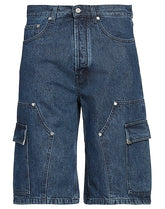 PALM ANGELS DENIM SHORTS