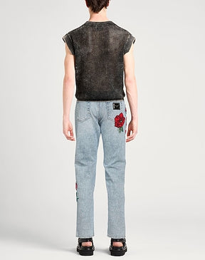 DOLCE&GABBANA DENIM TROUSERS
