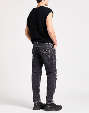 DOLCE&GABBANA DENIM TROUSERS