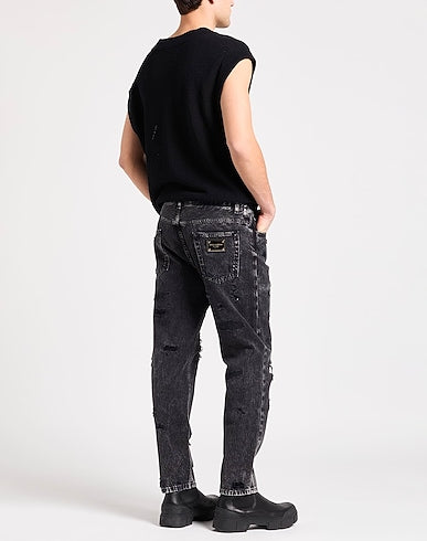 DOLCE&GABBANA DENIM TROUSERS