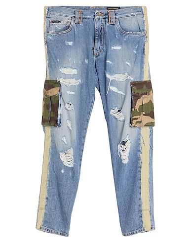 DOLCE&GABBANA DENIM TROUSERS