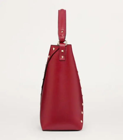 Rockstud Wispy calfskin bucket bag