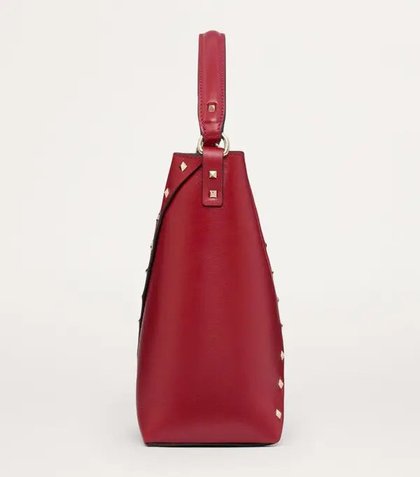Rockstud Wispy calfskin bucket bag