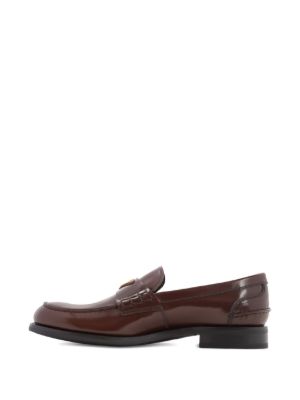 Prada triangle-logo loafers