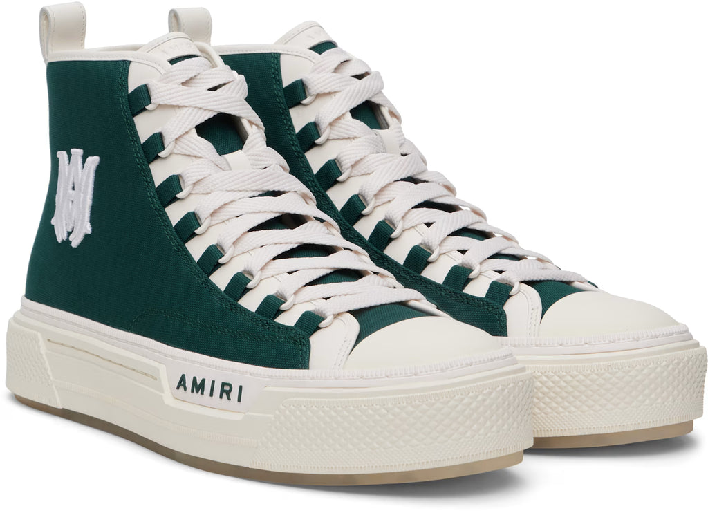 Green 'MA' Court Hi Sneakers