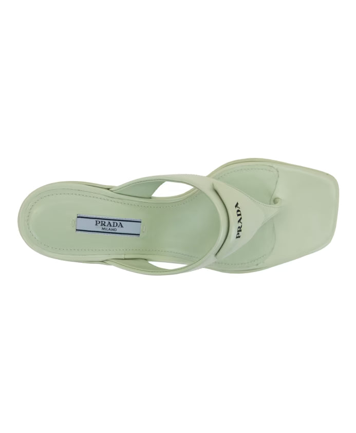 Prada Women's Slip-On Leather Sandals