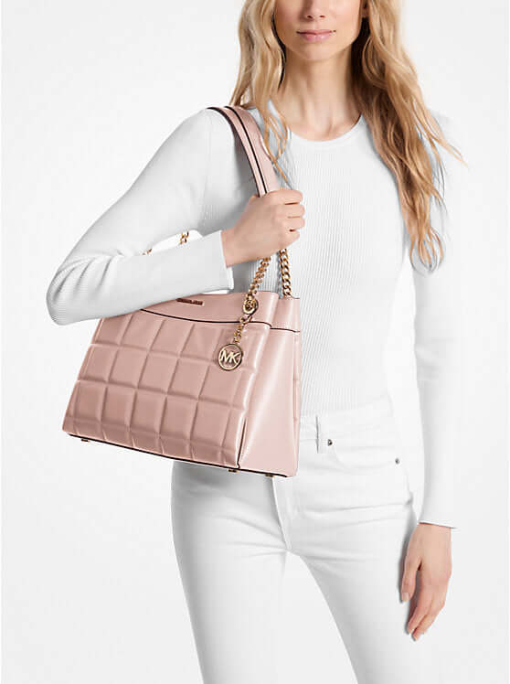 Michael Kors Susan Medium Quilted Leather Tote Bag - Bags | Shop From The Mirage