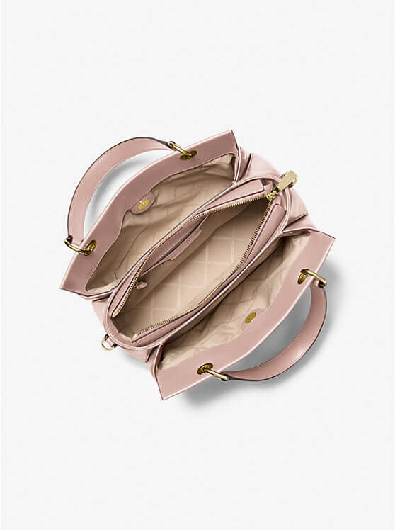 Michael Kors Susan Medium Quilted Leather Satchel - Bags | Shop From The Mirage