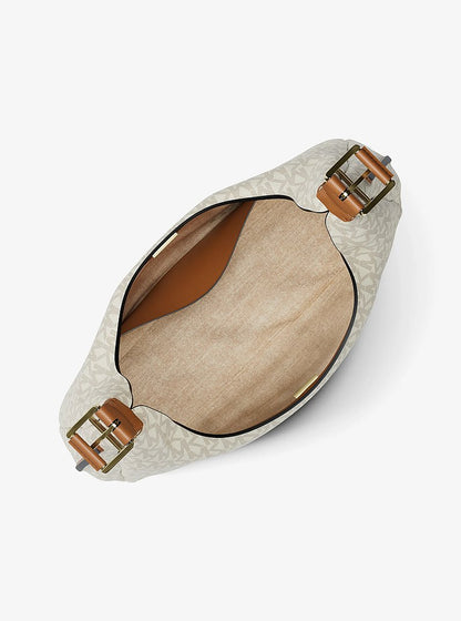 Nolita Large Signature Logo Hobo Shoulder Bag
