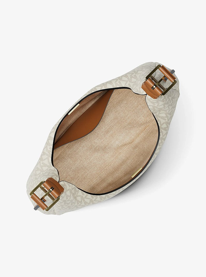 Nolita Large Signature Logo Hobo Shoulder Bag