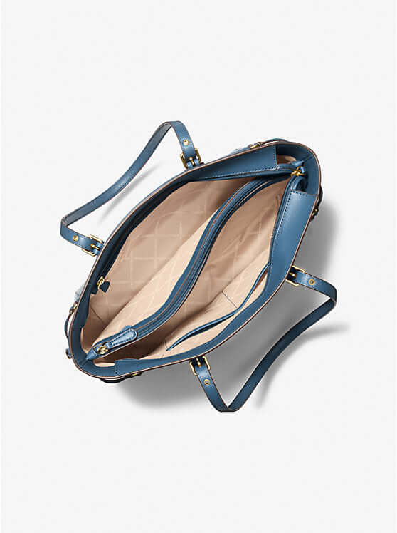 Michael Kors Voyager Medium Crossgrain Leather Tote Bag - Bags | Shop From The Mirage