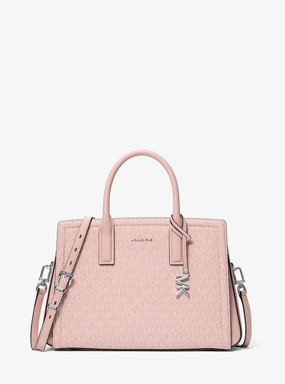 Laila Medium Signature Logo Satchel
