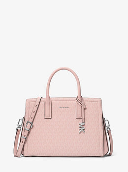 Laila Medium Signature Logo Satchel