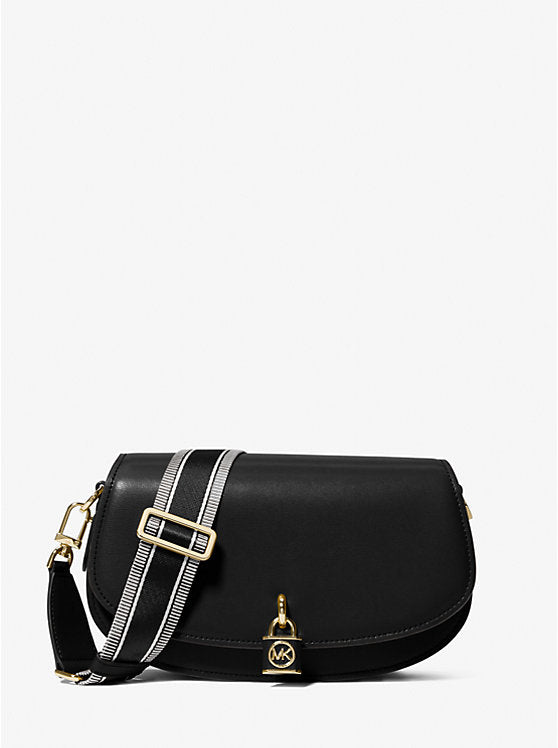 Michael Kors Mila Medium Leather Messenger Bag - Bags | Shop From The Mirage