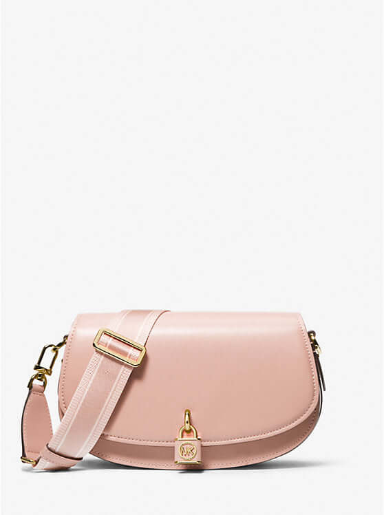 Michael Kors Mila Medium Leather Messenger Bag - Bags | Shop From The Mirage