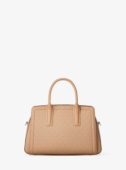 Laila Small Signature Logo Satchel