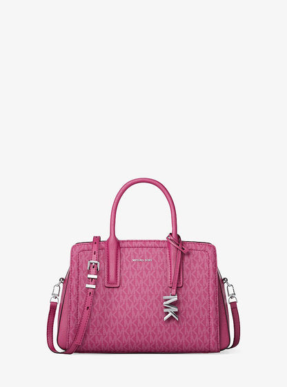 Laila Small Signature Logo Satchel