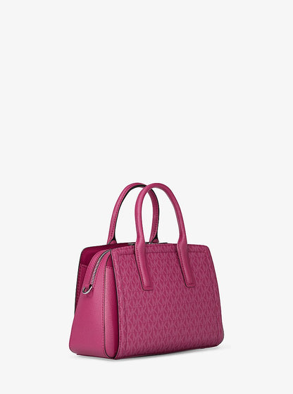 Laila Small Signature Logo Satchel