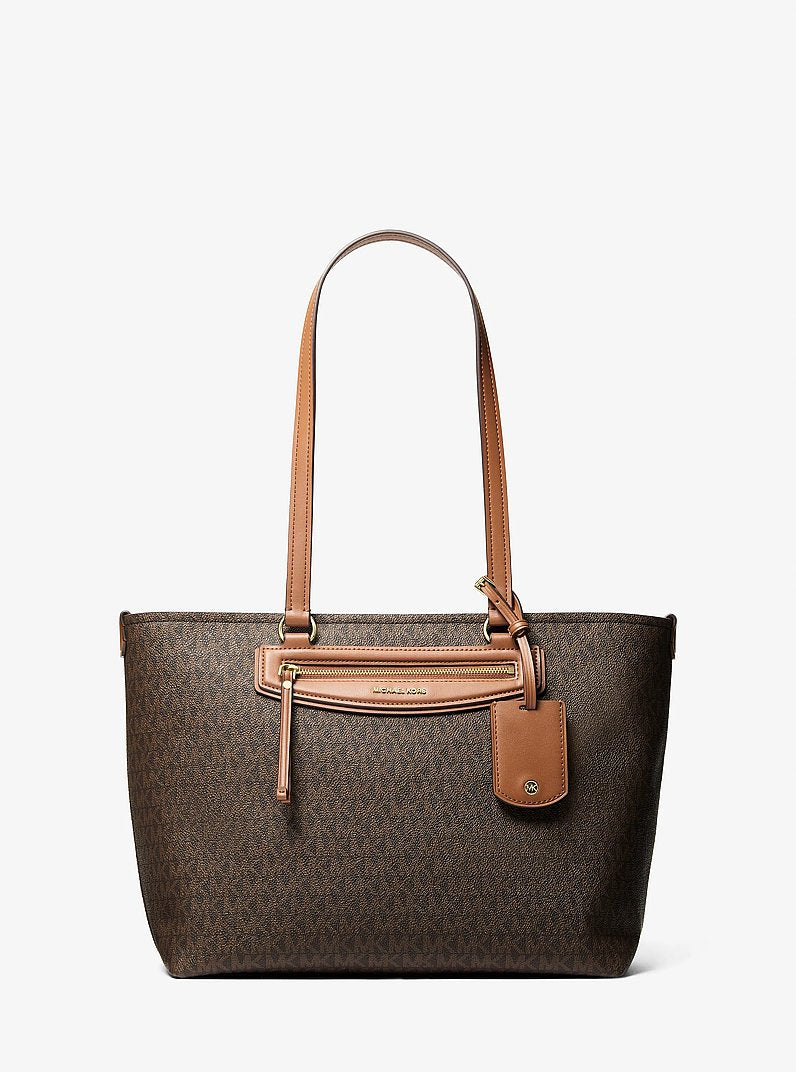 Jet Set Travel Medium Signature Logo Tote Bag