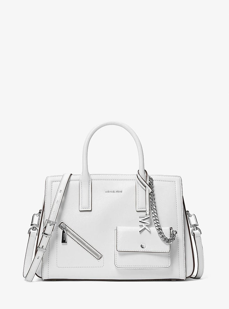 Laila Medium Leather Satchel with Card Case