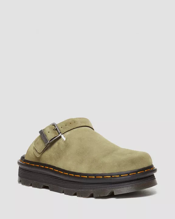 Zebzag Suede Slingback Platform Mules