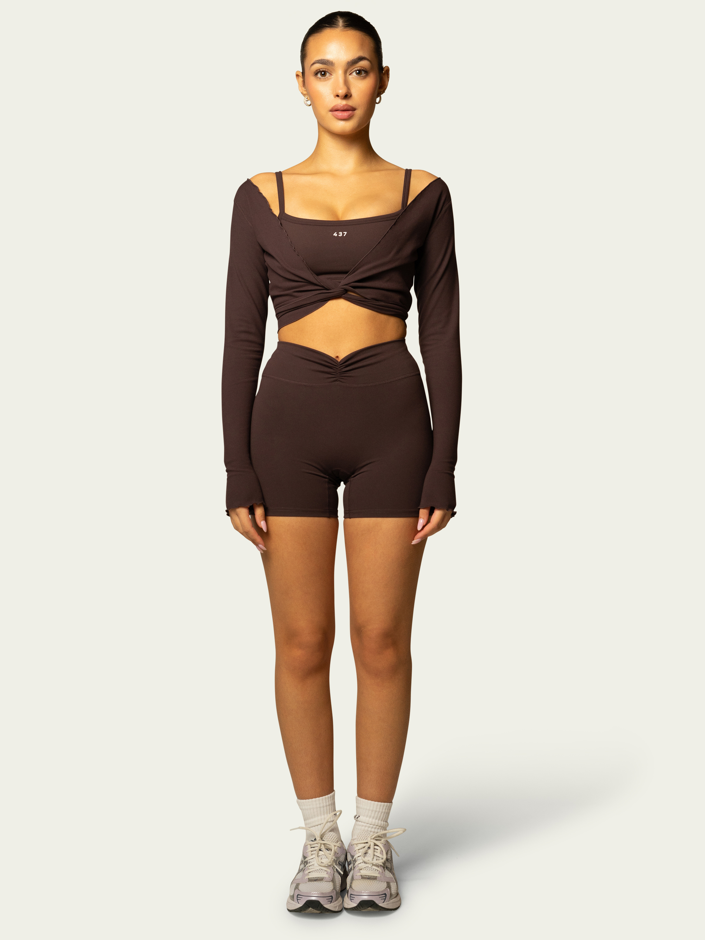 The Scrunch Short / Espresso