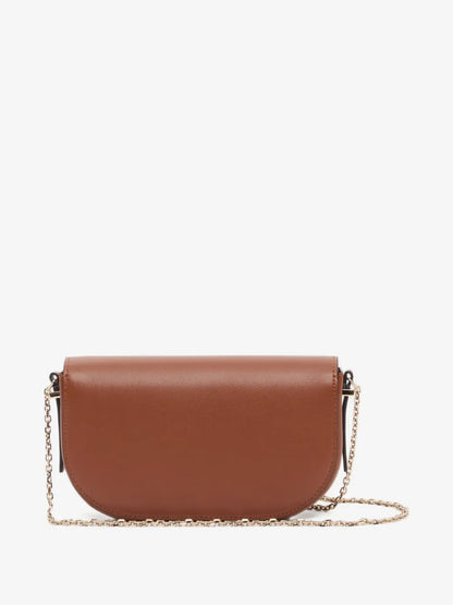 VLogo Walk chain pouch in calfskin