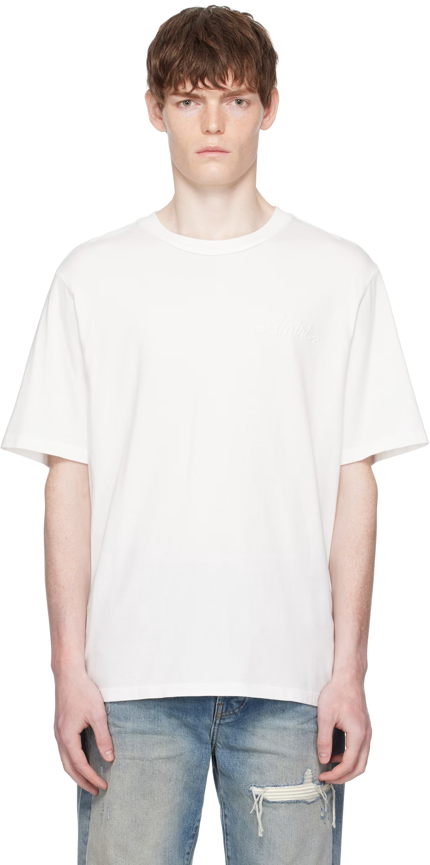 Off-White Bleach Bandana Patch T-shirt