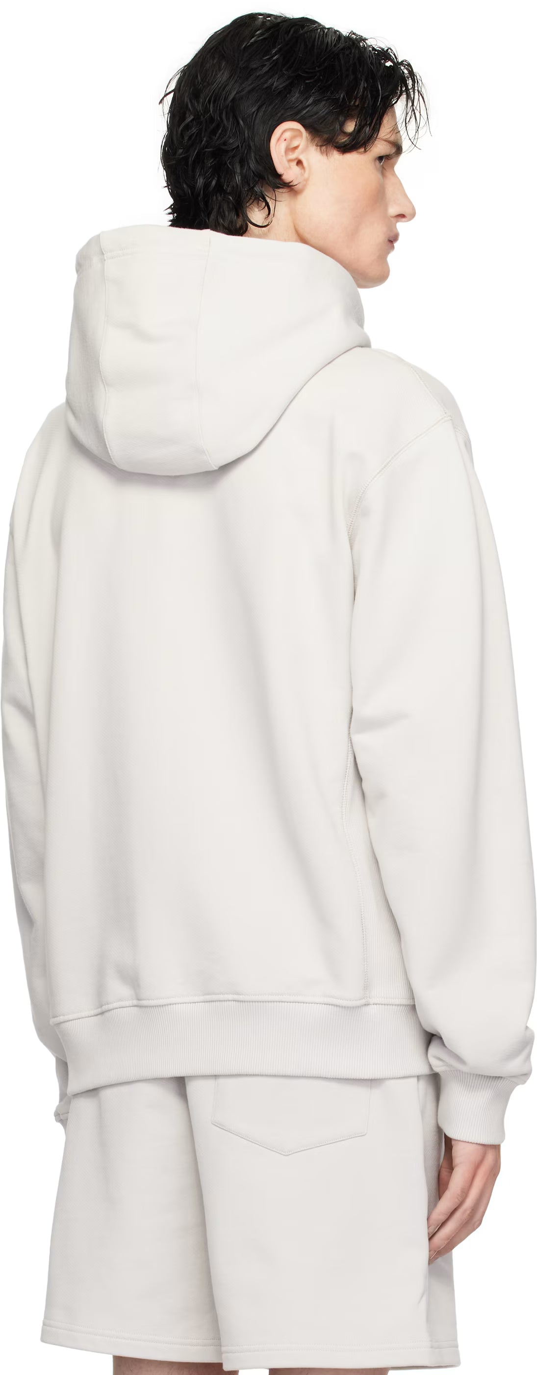 Gray Greek Temple Hoodie