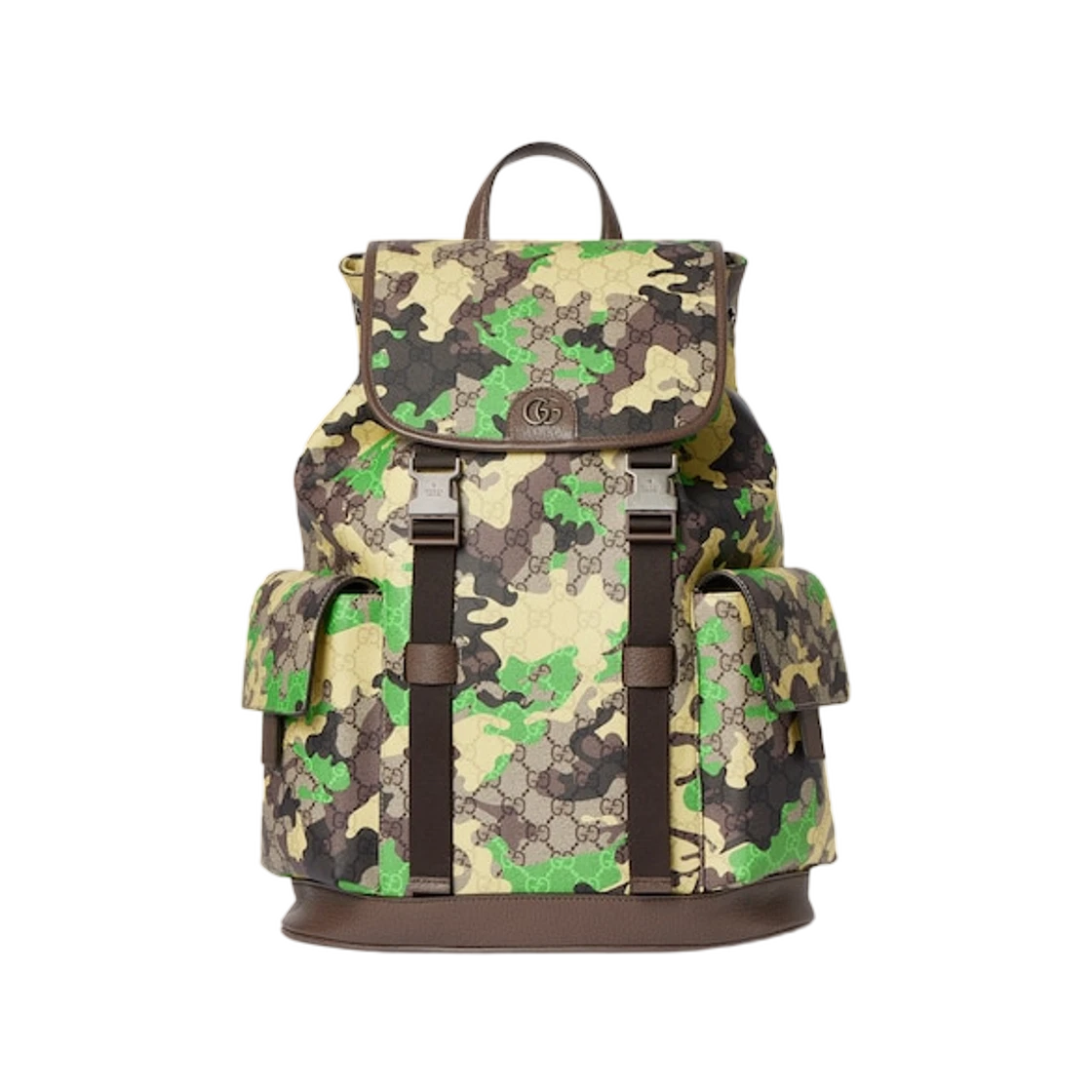 Gucci GG Large Backpack Green Yellow