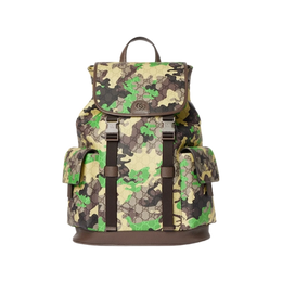 Gucci GG Large Backpack Green Yellow