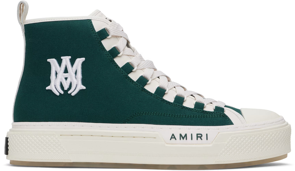 Green 'MA' Court Hi Sneakers
