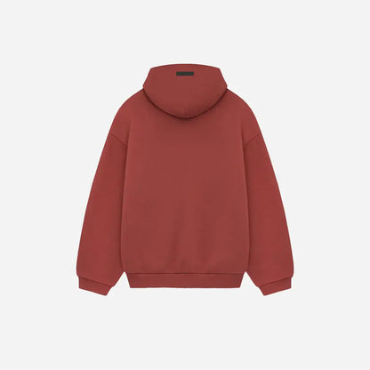 Essentials Fear of God Essentials Fleece Hoodie crimson - Size: S Hoodies | Shop From The Mirage